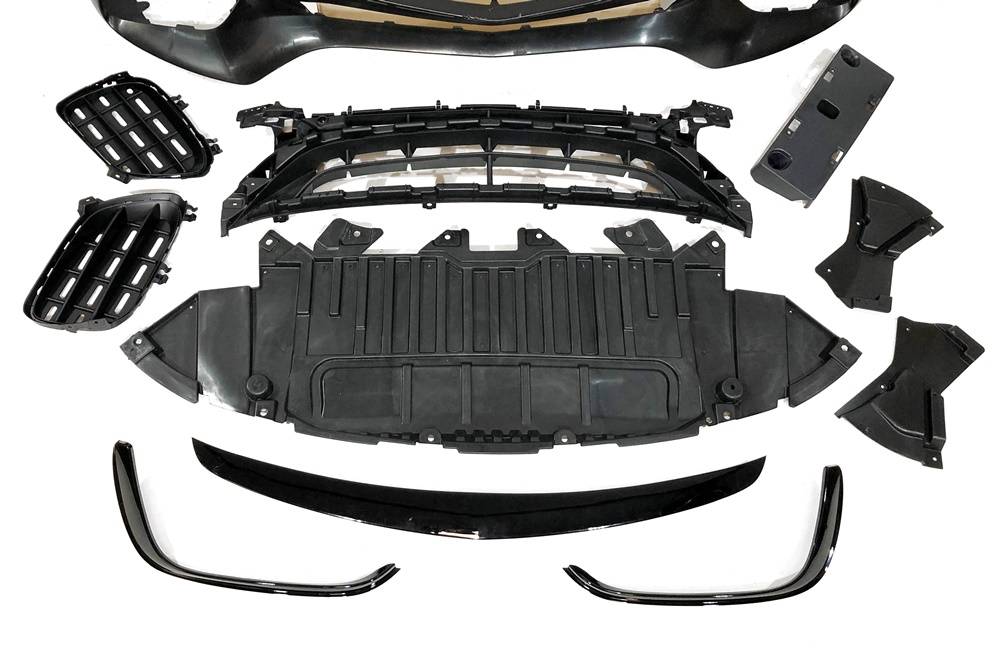 Paragolpes Delantero Mercedes W213 4p 2016-2019 / C238 look AMG E63 - Imagen 3