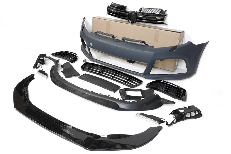 Paragolpes Delantero Volkswagen Golf 6 R20 Spoiler - Imagen 2