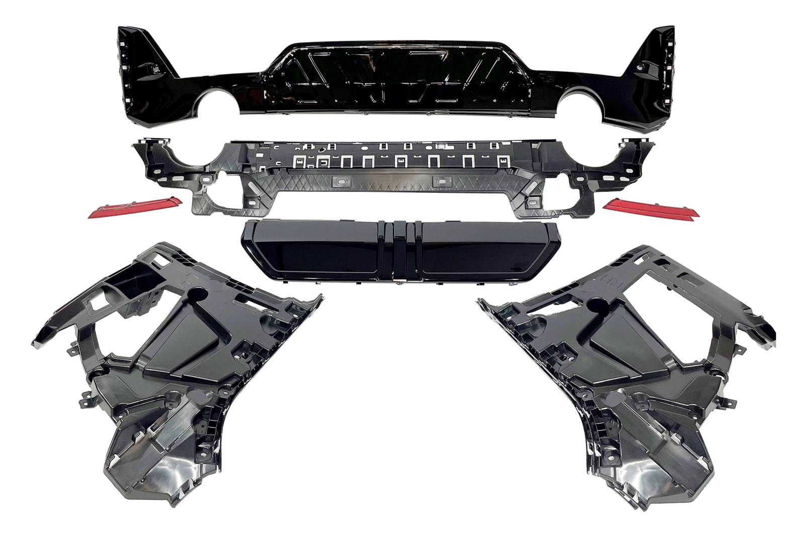 Paragolpes Trasero BMW G20 LCI 2023+ look M-Performance Brillante Negro - Imagen 3