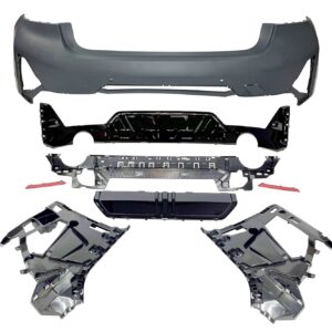 Paragolpes Trasero BMW G20 LCI 2023+ look M-Performance Brillante Negro