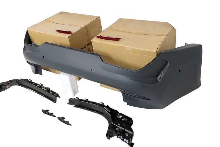 Paragolpes Trasero BMW G20 Look MPerformance Brillante Negro - Imagen 2