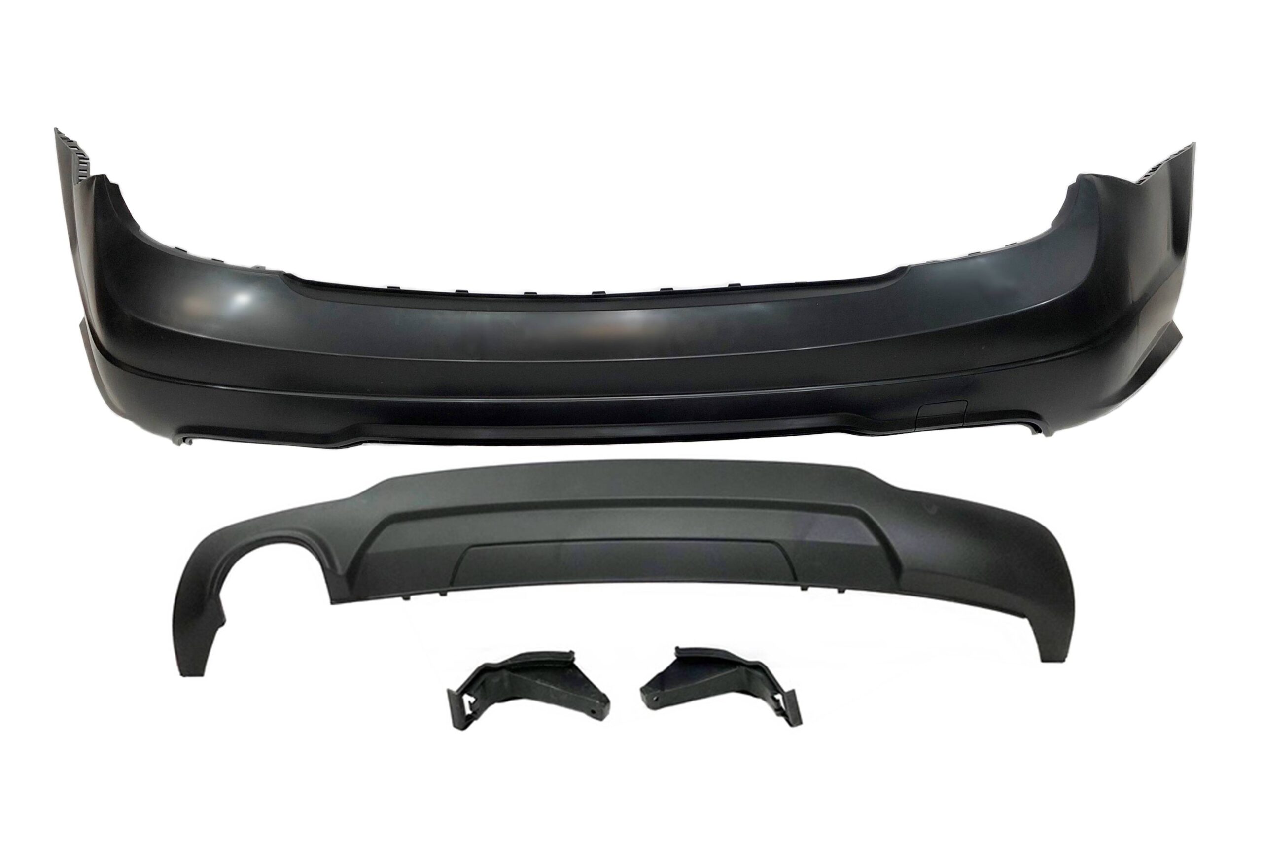 Paragolpes Trasero Mercedes W204 07-13 2-4P 1 Salida Look AMG ABS