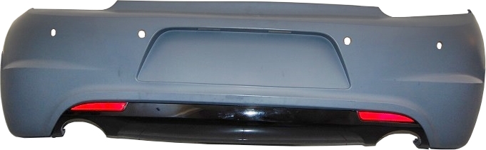 Paragolpes Trasero Volkswagen Scirocco R 2008-2013 Difusor - Imagen 2