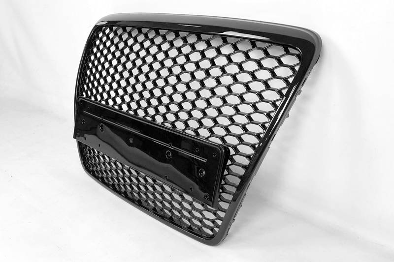 Parrilla Audi A6 '04-08 C6 Black - Imagen 2