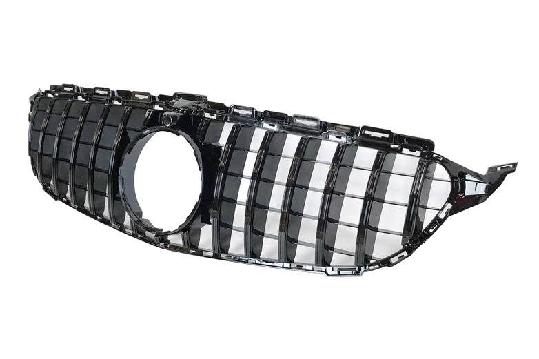 Parrilla Mercedes W205 2015-2018 Full Black Con Cámara - Imagen 2
