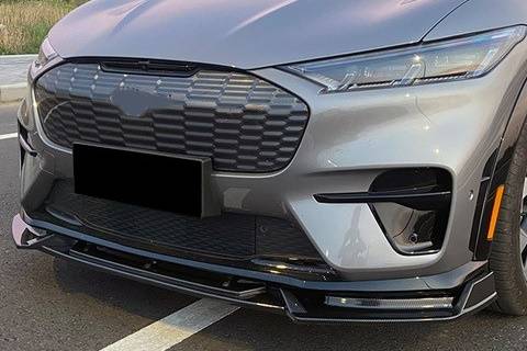 Spoiler Delantero Ford Mustang Match-E 2021 Negro Brillante - Imagen 4