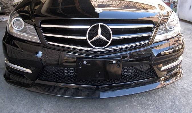 Spoiler Delantero Mercedes W204 C63 2011-2014 Carbono