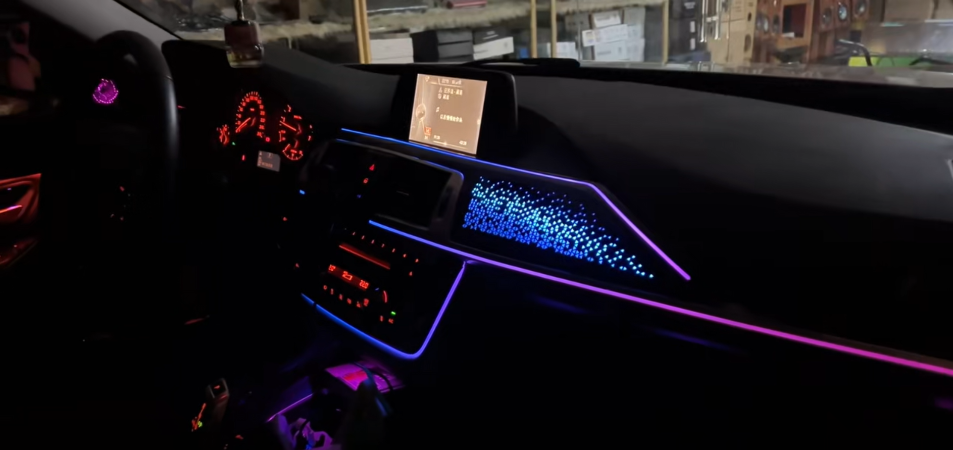 BMW SERIE 3 / SERIE 4 2014-19 Ver GALAXIA ILUMINACION AMBIENTAL DINAMICA