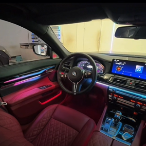BMW SERIE 7 2016-22 Ver NEGRO BRILLO ILUMINACION AMBIENTAL DINAMICA