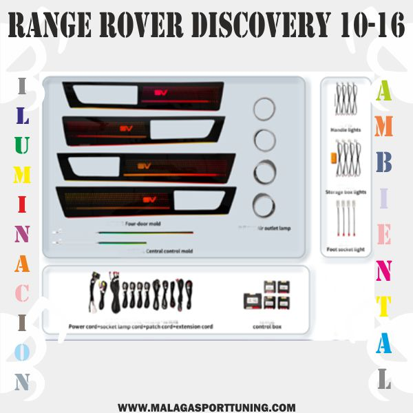 RANGE ROVER DISCOVERY 10-16 ILUMINACION AMBIENTAL DINAMICA - Imagen 2