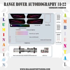 RANGE ROVER AUTOBIOGRAPHY 18-22 Ver RIBBON ILUMINACION AMBIENTAL DINAMICA