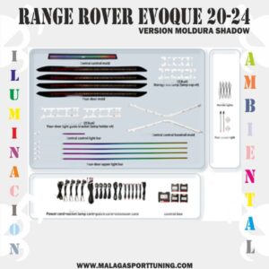 RANGE ROVER EVOQUE 20-24 Ver SHADOW ILUMINACION AMBIENTAL DINAMICA