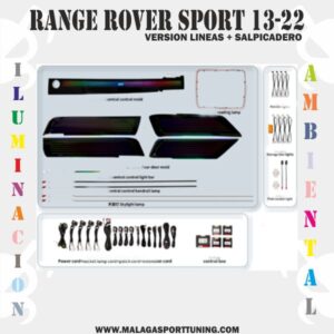 RANGE ROVER SPORT 13-22 Ver LINEAS + SALPICADERO ILUMINACION AMBIENTAL DINAMICA