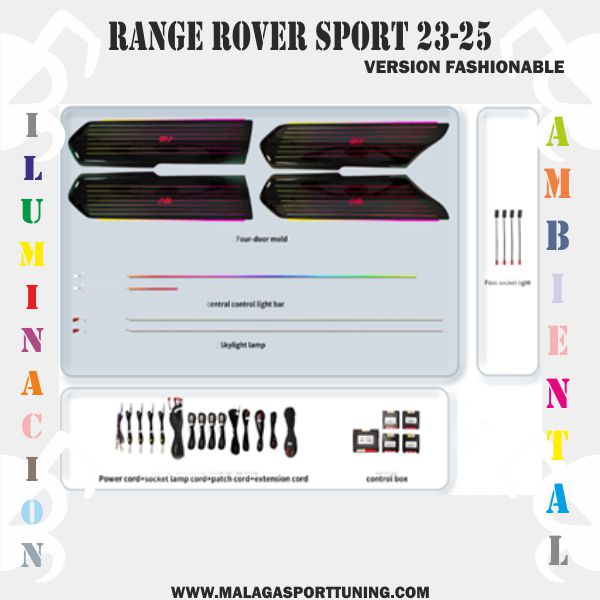 RANGE ROVER SPORT 23-25 Ver FASHION ILUMINACION AMBIENTAL DINAMICA