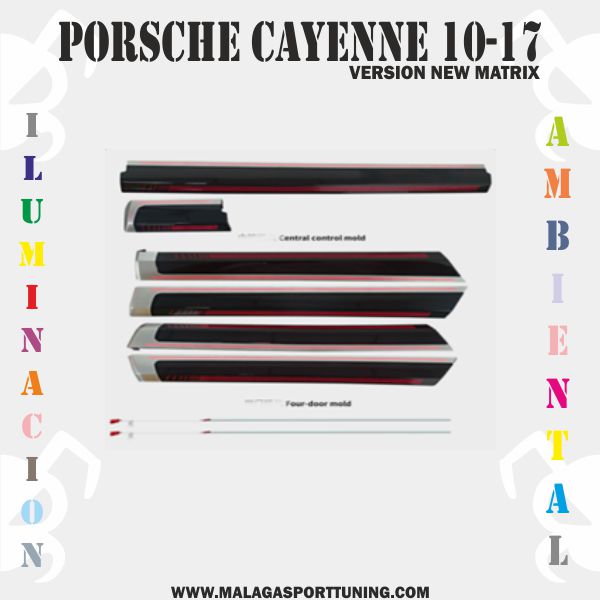 PORSCHE CAYENNE 10-17 Ver. MATRIX NEW ILUMINACION AMBIENTAL DINAMICA