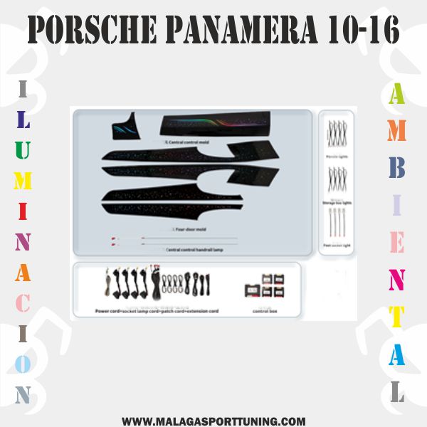 PORSCHE PANAMERA 2010-2016 ILUMINACION AMBIENTAL DINAMICA - Imagen 2
