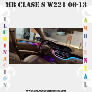 MERCEDES CLASE S 06-13 ILUMINACION AMBIENTAL DINAMICA