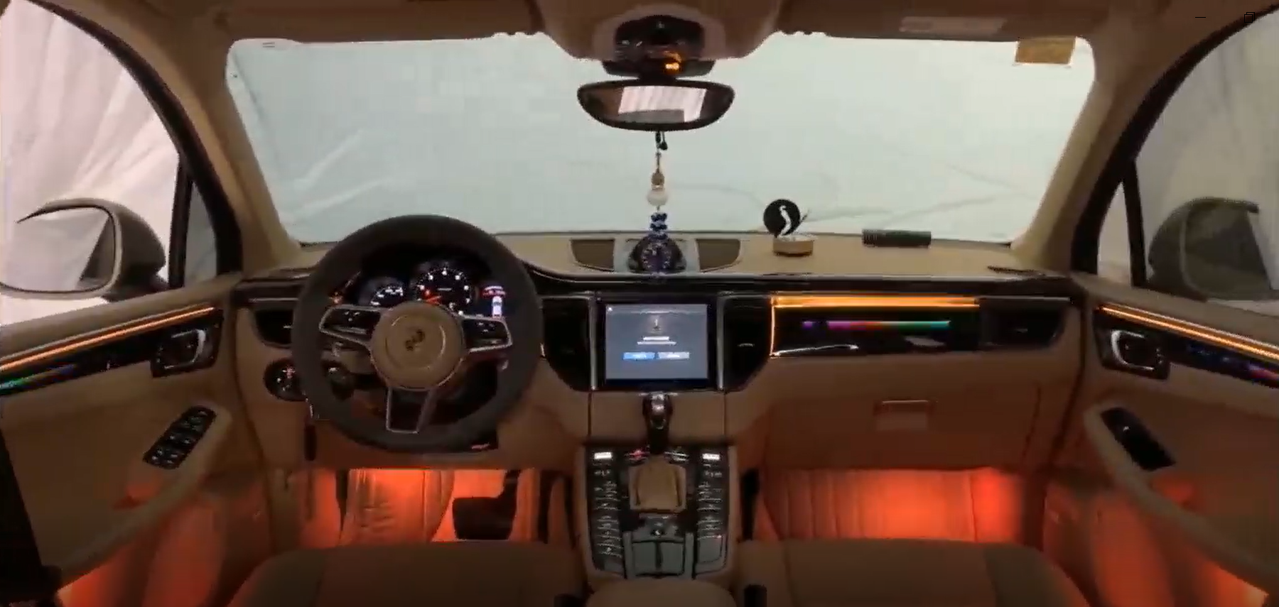 PORSCHE MACAN 2014-17 Ver. SKY ILUMINACION AMBIENTAL DINAMICA