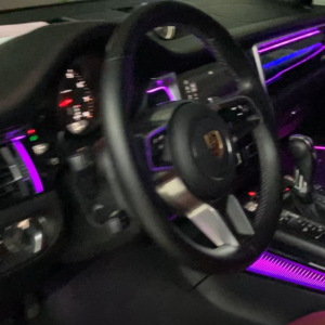 PORSCHE MACAN 2018-23 Ver. CARBON ILUMINACION AMBIENTAL DINAMICA