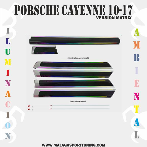 PORSCHE CAYENNE 10-17 Ver. MATRIX ILUMINACION AMBIENTAL DINAMICA - Imagen 2
