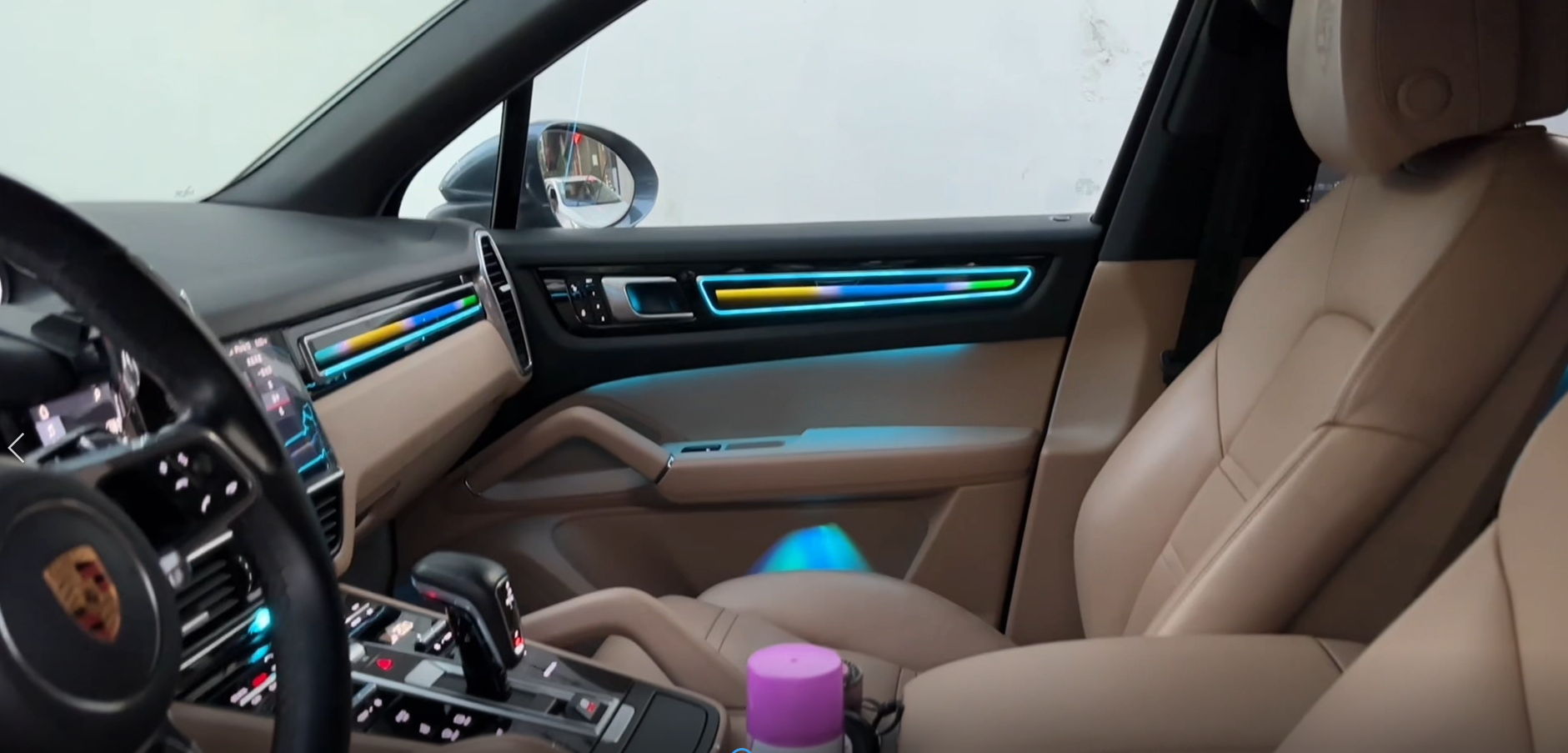 PORSCHE CAYENNE 18-23 Ver. DINAMIC ILUMINACION AMBIENTAL DINAMICA