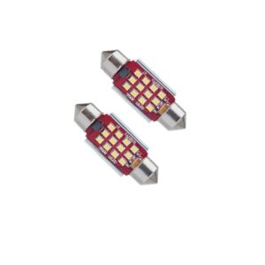 Pareja Bombilla led festoon c5w de 36mm