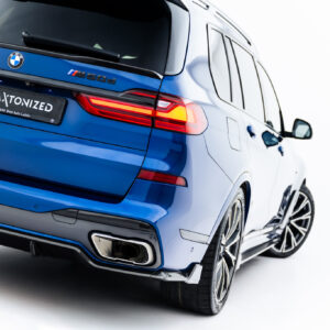 FIBRA CARBONO DIFUSOR TRASERO BMW X7 M-Pack G07 / G07 Facelift (version with towbar)