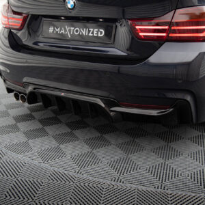 DIFUSOR TRASERO BMW 4 Coupe / Gran Coupe / Cabrio M-Pack F32 / F36 / F33 (Version with exhaust on one side)