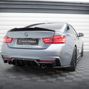 DIFUSOR TRASERO BMW 4 Coupe / Gran Coupe / Cabrio M-Pack F32 / F36 / F33 (Version with single exhausts on both sides)