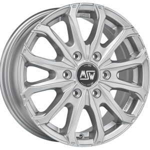 4 LLANTAS MSW 48 VAN 6 HOLES 16 PULGADAS FULL SILVER