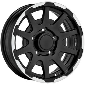 4 LLANTAS SPARCO SPARCO DAKAR 18 PULGADAS MATT BLACK LIP POLISH