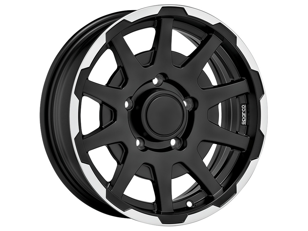 4 LLANTAS SPARCO SPARCO DAKAR 18 PULGADAS MATT BLACK LIP POLISH