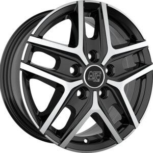 4 LLANTAS MSW 40 17 PULGADAS GLOSS BLACK FULL POLISHED