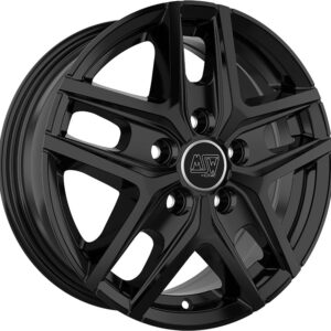 4 LLANTAS MSW 40 VAN 16 PULGADAS GLOSS BLACK