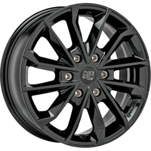 4 LLANTAS MSW 42 VAN 17 PULGADAS GLOSS BLACK