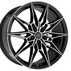 4 LLANTAS MSW 75 20 PULGADAS GLOSS BLACK FULL POLISHED