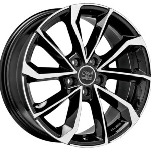 4 LLANTAS MSW 42 17 PULGADAS GLOSS BLACK FULL POLISHED