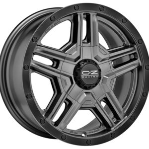 4 LLANTAS OZ RALLY ADVENTURE 17 PULGADAS MATT GRAPHITE / BLACK LIP