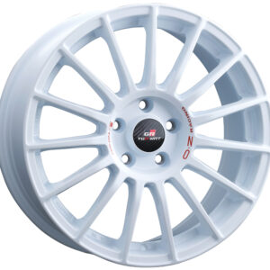 4 LLANTAS OZ SUPERTURISMO TGR-WRT 21 PULGADAS RACE WHITE + RED LETTERING