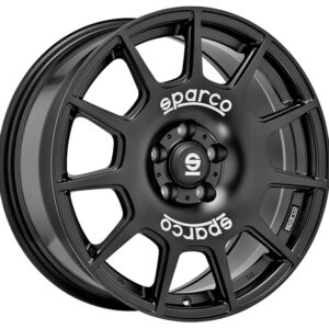 4 LLANTAS SPARCO SPARCO TERRA 15 PULGADAS MATT BLACK WHITE LETTERING