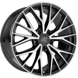 4 LLANTAS MSW 44 20 PULGADAS GLOSS BLACK FULL POLISHED