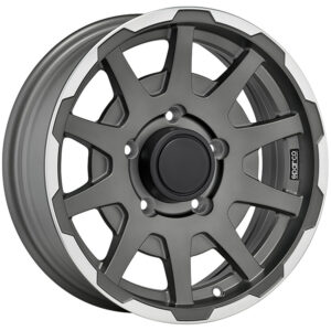 4 LLANTAS SPARCO SPARCO DAKAR 18 PULGADAS MATT DARK GREY LIP POLISHED