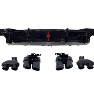 Difusor Trasero Audi A7 C8 2019-2024 Look S7 para SLine