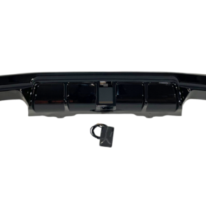 Difusor Trasero BMW E60 look M Performance Brillante Negro Luz de freno led