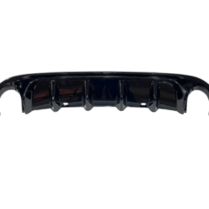 Difusor Trasero Volkswagen Golf 7 Look TCR Negro Brillante