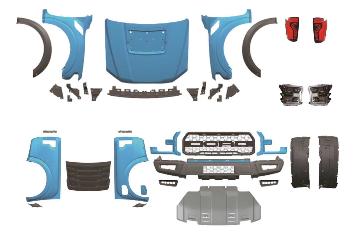 Kit De Carrocería Ford Ranger 2012-2021 Look F150
