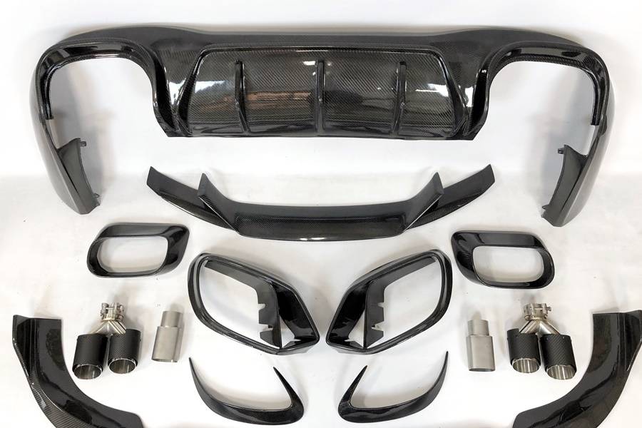 Kit De Carrocería Mercedes R190 Look AMG GT 4 Puertas Carbono - Imagen 2