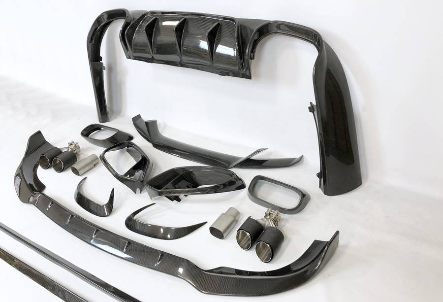Kit De Carrocería Mercedes R190 Look AMG GT 4 Puertas Carbono - Imagen 3