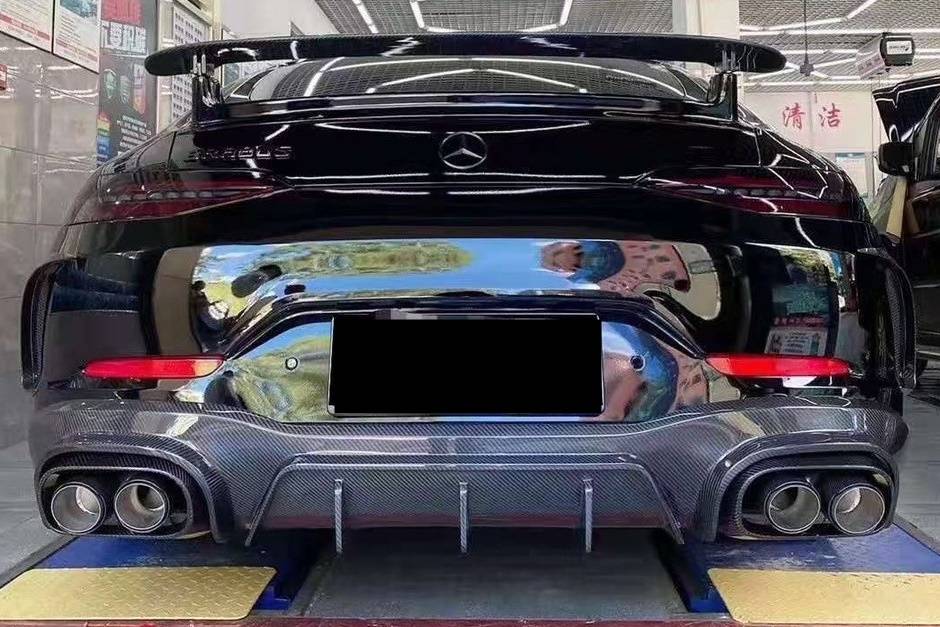 Kit De Carrocería Mercedes R190 Look AMG GT 4 Puertas Carbono - Imagen 7