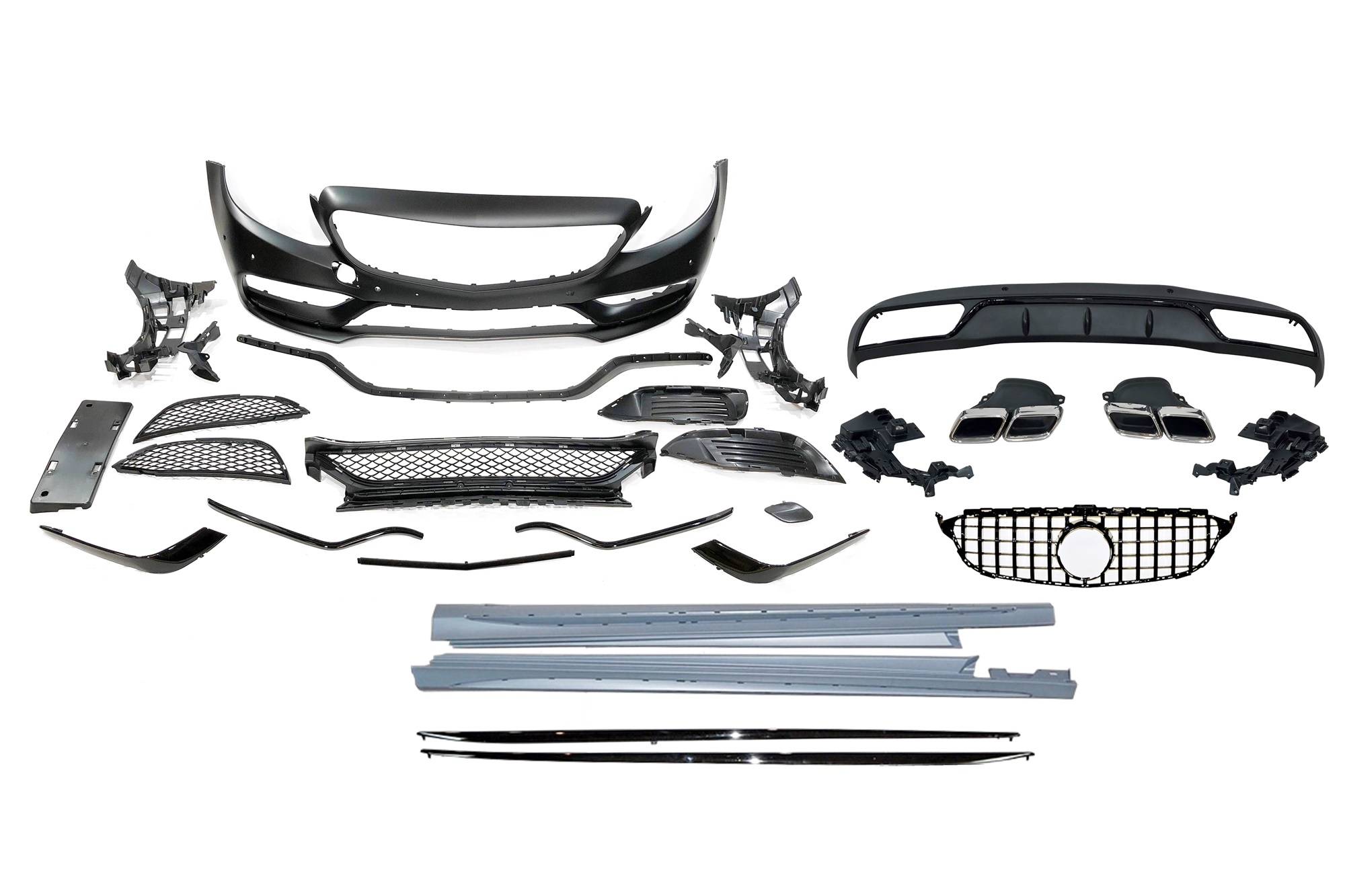 Kit De Carrocería Mercedes W205 2014-2018 4P / SW Look C63